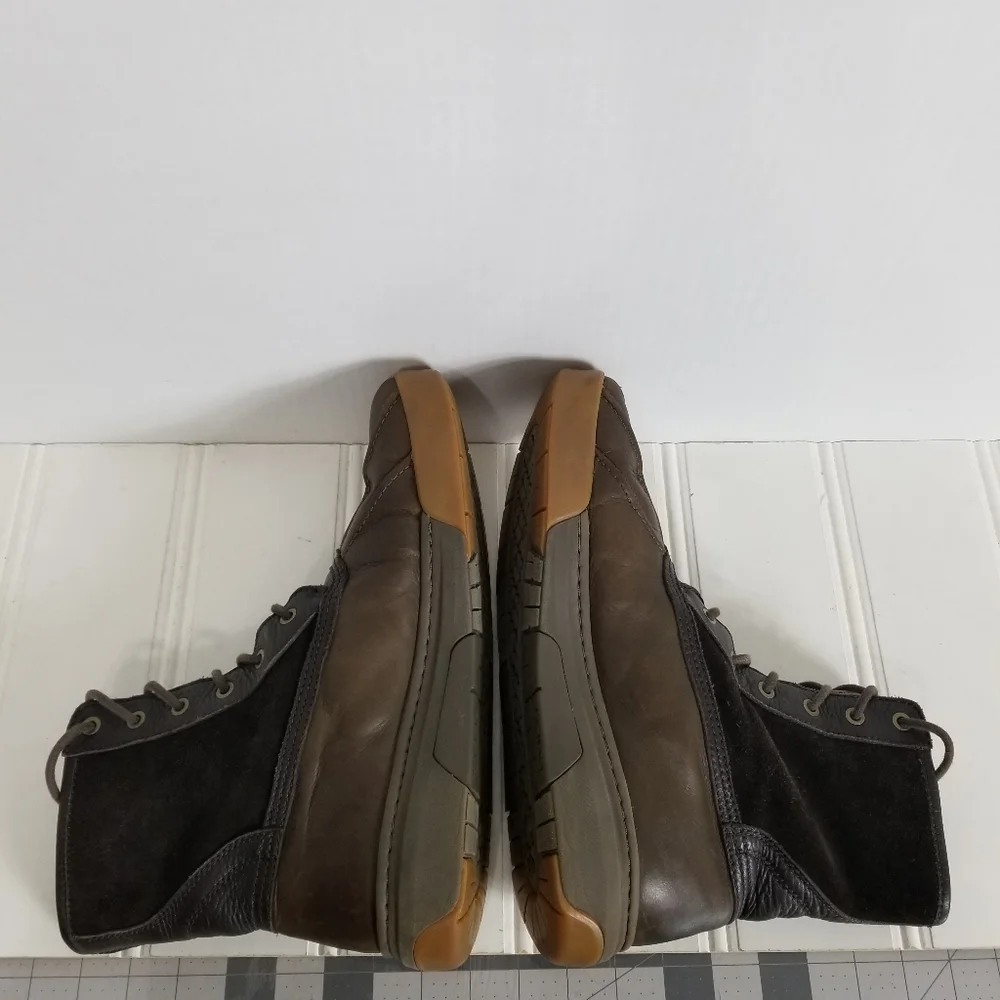 Polo Ralph Lauren Boots 11.5 Declan Leather Water Repellent Outdoor Dark Brown R